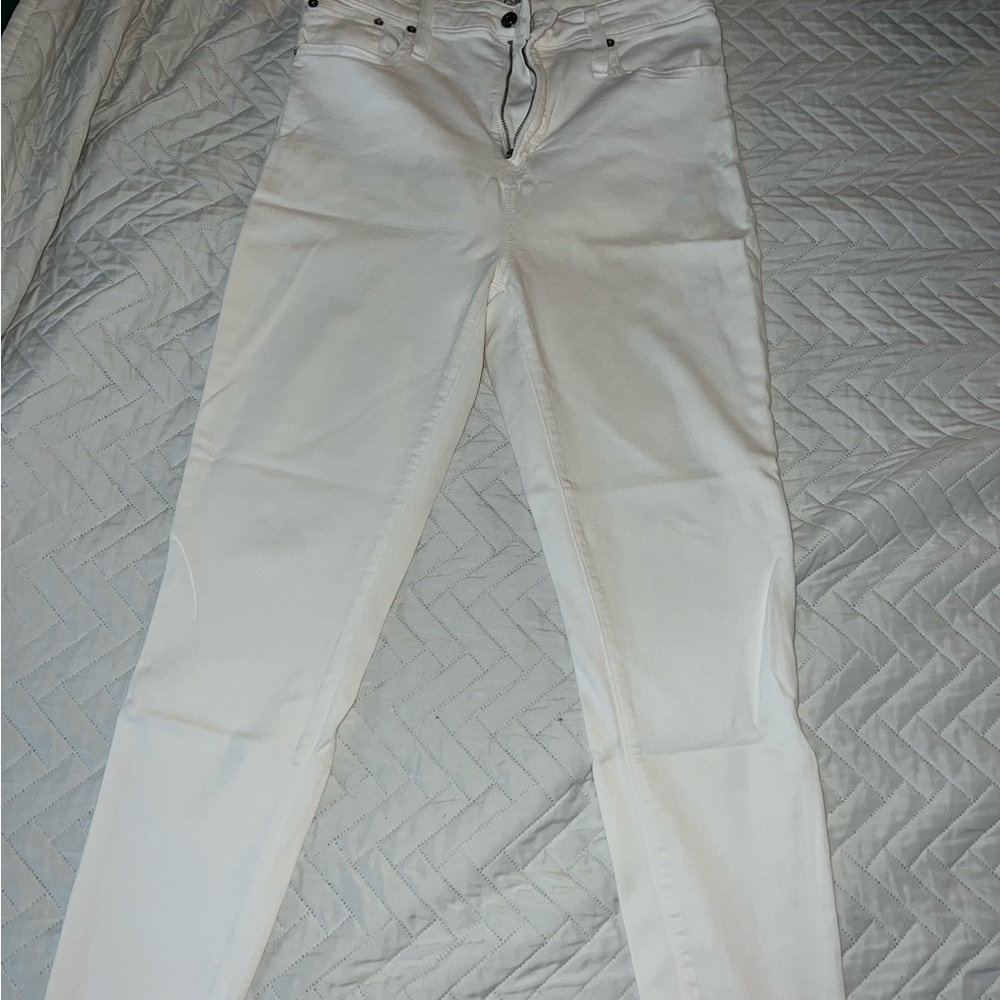 J. Crew Women's White Skinny Jeans